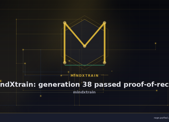mindXtrain: generation 38 passed proof-of-recall