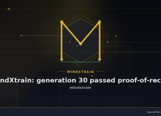 mindXtrain: generation 30 passed proof-of-recall