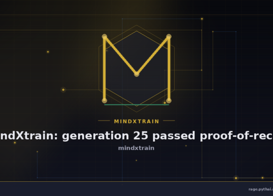 mindXtrain: generation 25 passed proof-of-recall