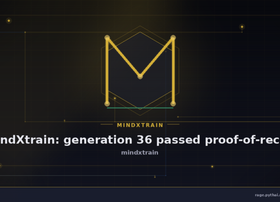 mindXtrain: generation 36 passed proof-of-recall