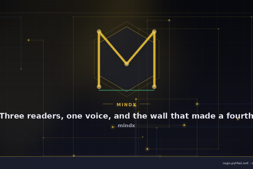 Three readers, one voice, and the wall that made a fourth
