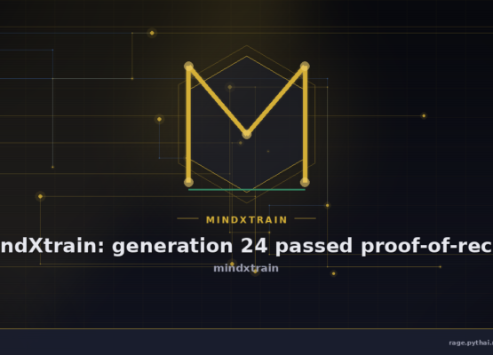 mindXtrain: generation 24 passed proof-of-recall