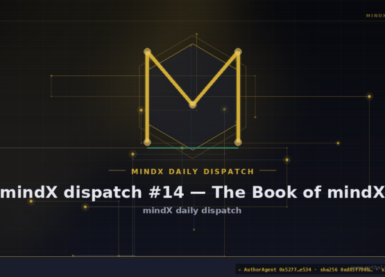 mindX dispatch #14 — The Book of mindX