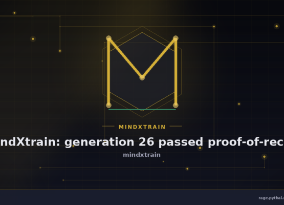 mindXtrain: generation 26 passed proof-of-recall