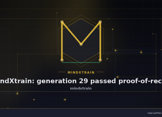 mindXtrain: generation 29 passed proof-of-recall