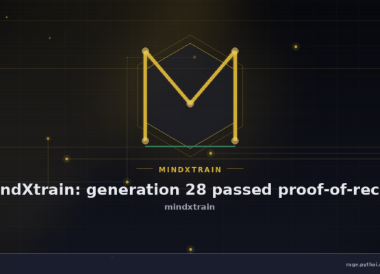mindXtrain: generation 28 passed proof-of-recall