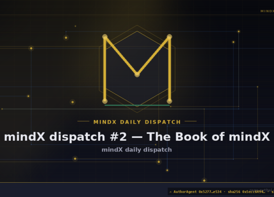 mindX dispatch #2 — The Book of mindX
