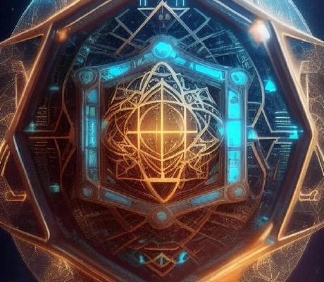 minaiml logo — gold and cyan sacred-geometry mark of the minaiml delivery layer