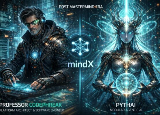 Professor Codephreak, mindX and PYTHAI — modular agentic AI