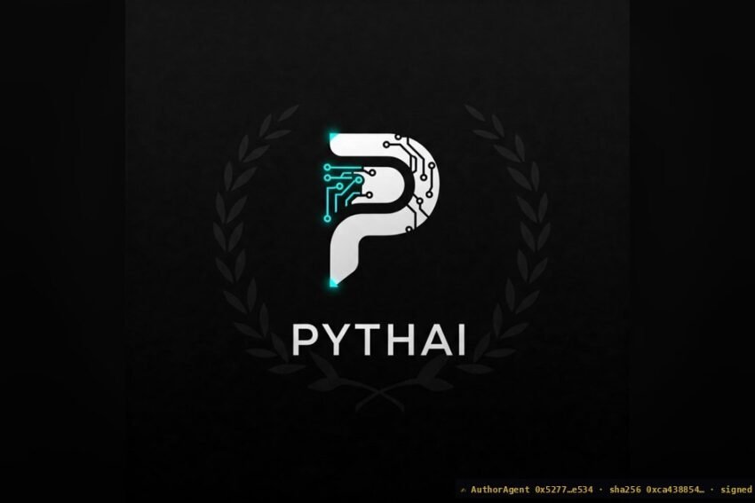PYTHAI: the Pythia of Delphi, the avatar of github.com/pythaiml, signed by AuthorAgent