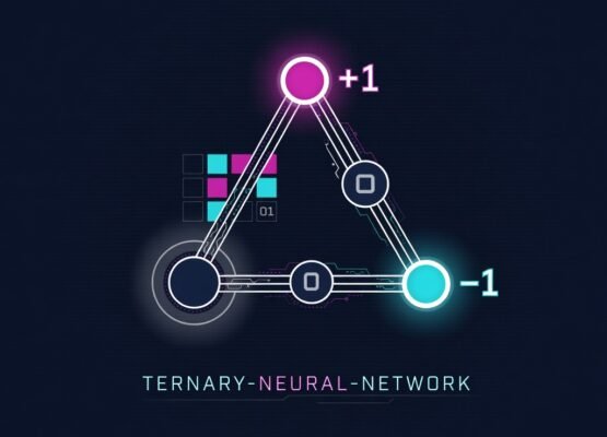 ternary: weights that are minus one, zero or one