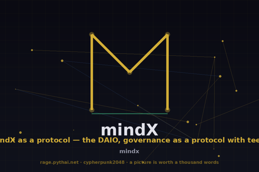 mindX as a protocol — the DAIO, governance as a protocol with teeth
