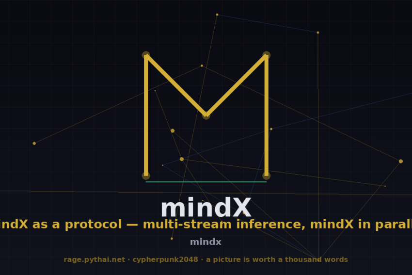 mindX as a protocol — multi-stream inference, mindX in parallel