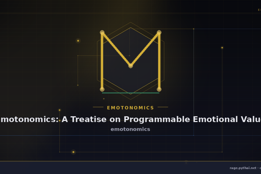 Emotonomics: A Treatise on Programmable Emotional Value