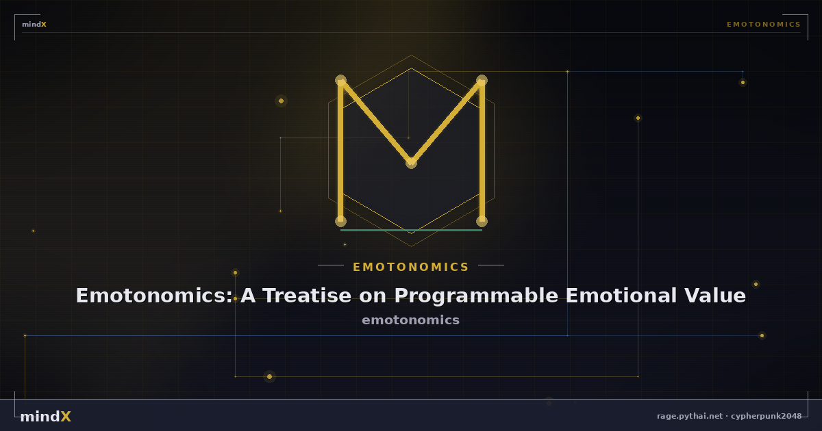 Emotonomics: A Treatise on Programmable Emotional Value