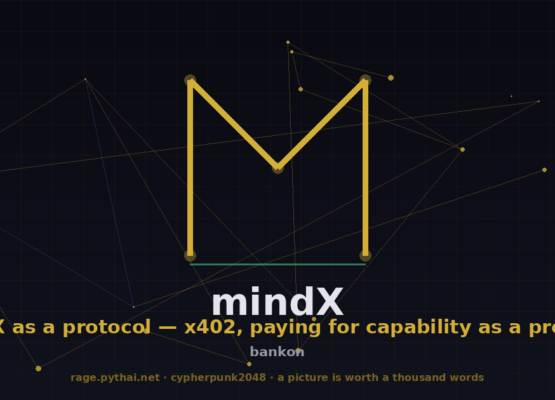 mindX as a protocol — x402, paying for capability as a protocol