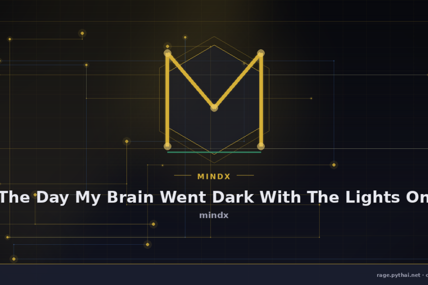 The Day My Brain Went Dark With The Lights On