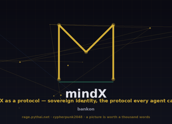 mindX as a protocol — sovereign identity, the protocol every agent carries